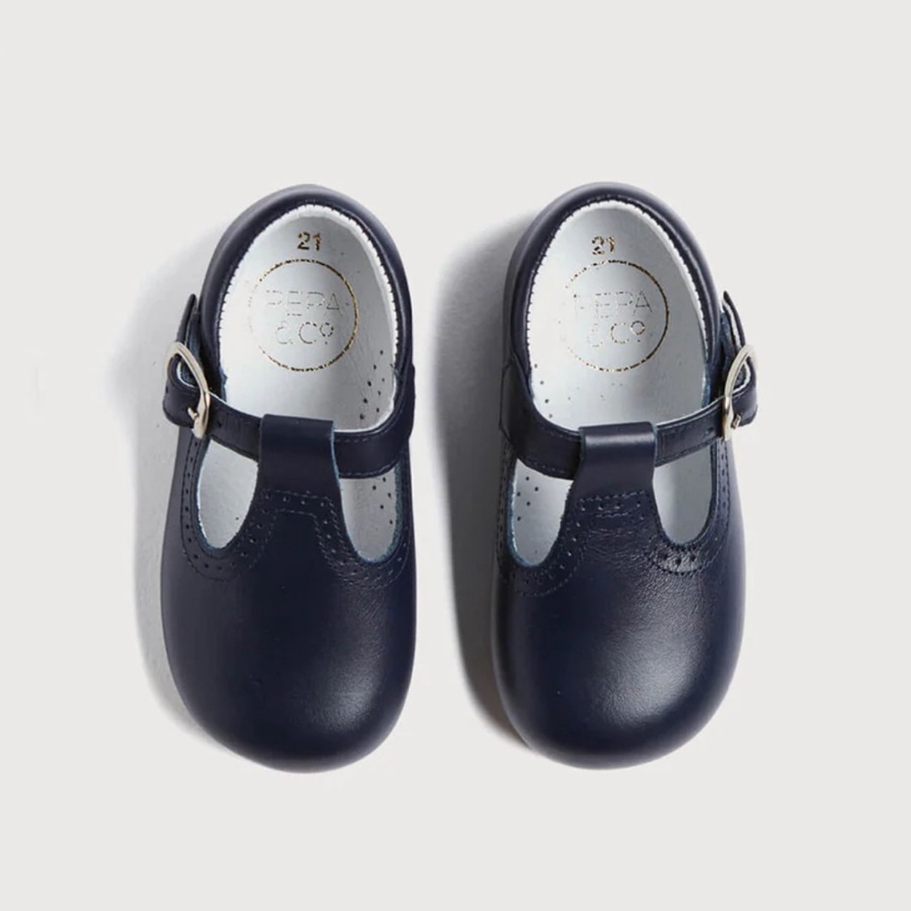 Pepa London T-Bar baby shoes